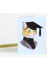 Graduation Cat Greeting Card