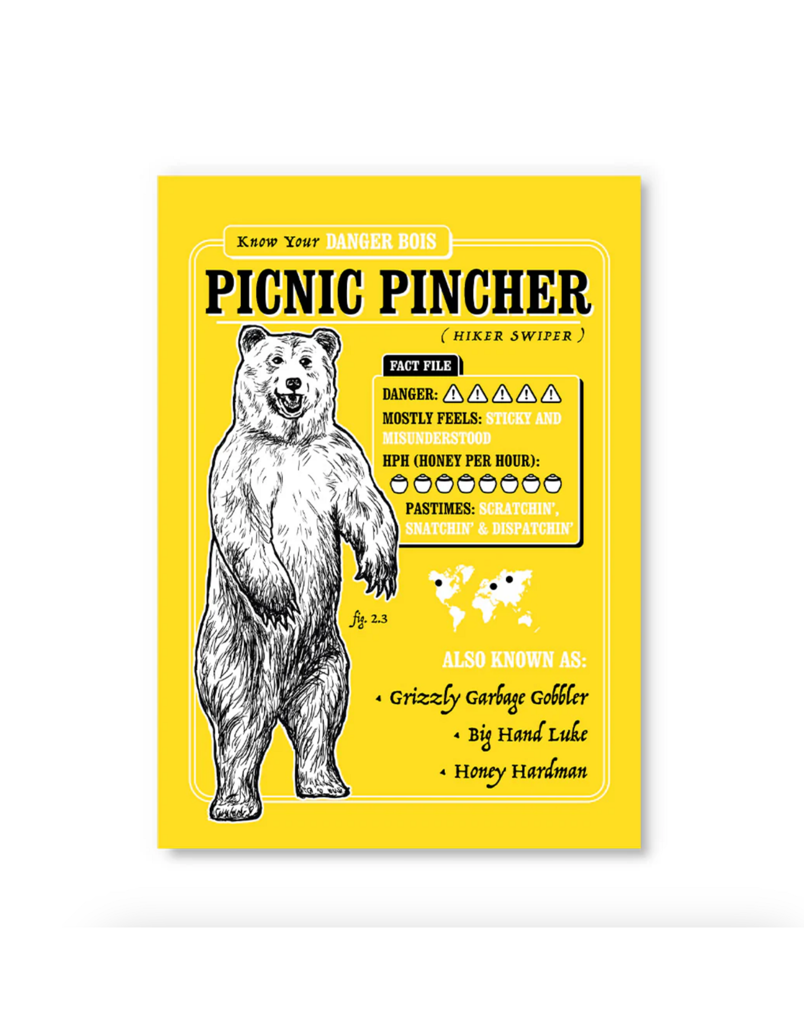 Picnic Pincher (Bear) Print