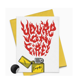 Rock'N Paper Congrats Lighter Greeting Card