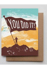 You Did It Mountain Greeting Card