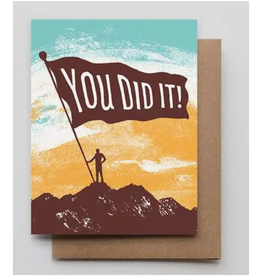 You Did It Mountain Greeting Card