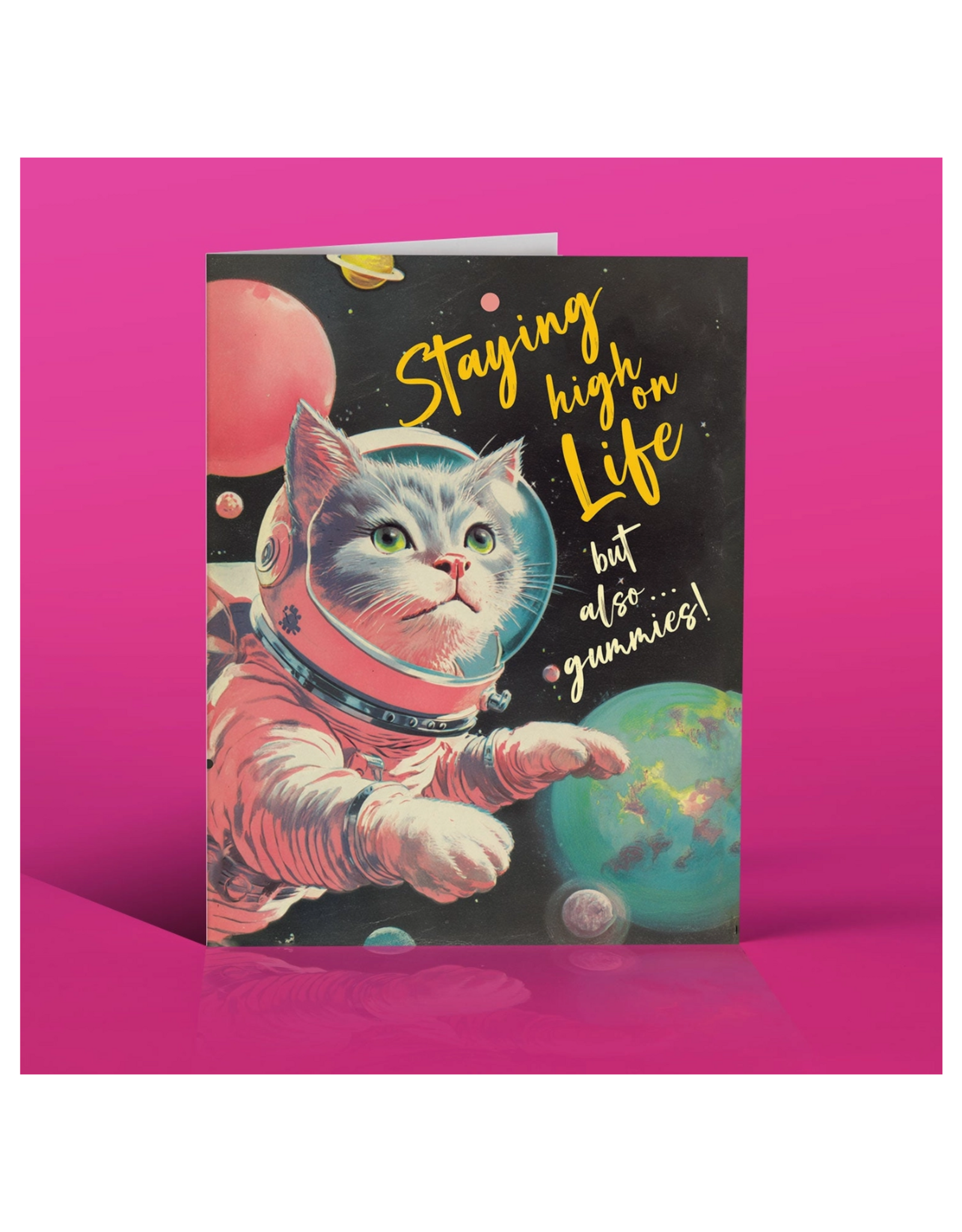Spacecat Gummies Greeting Card*