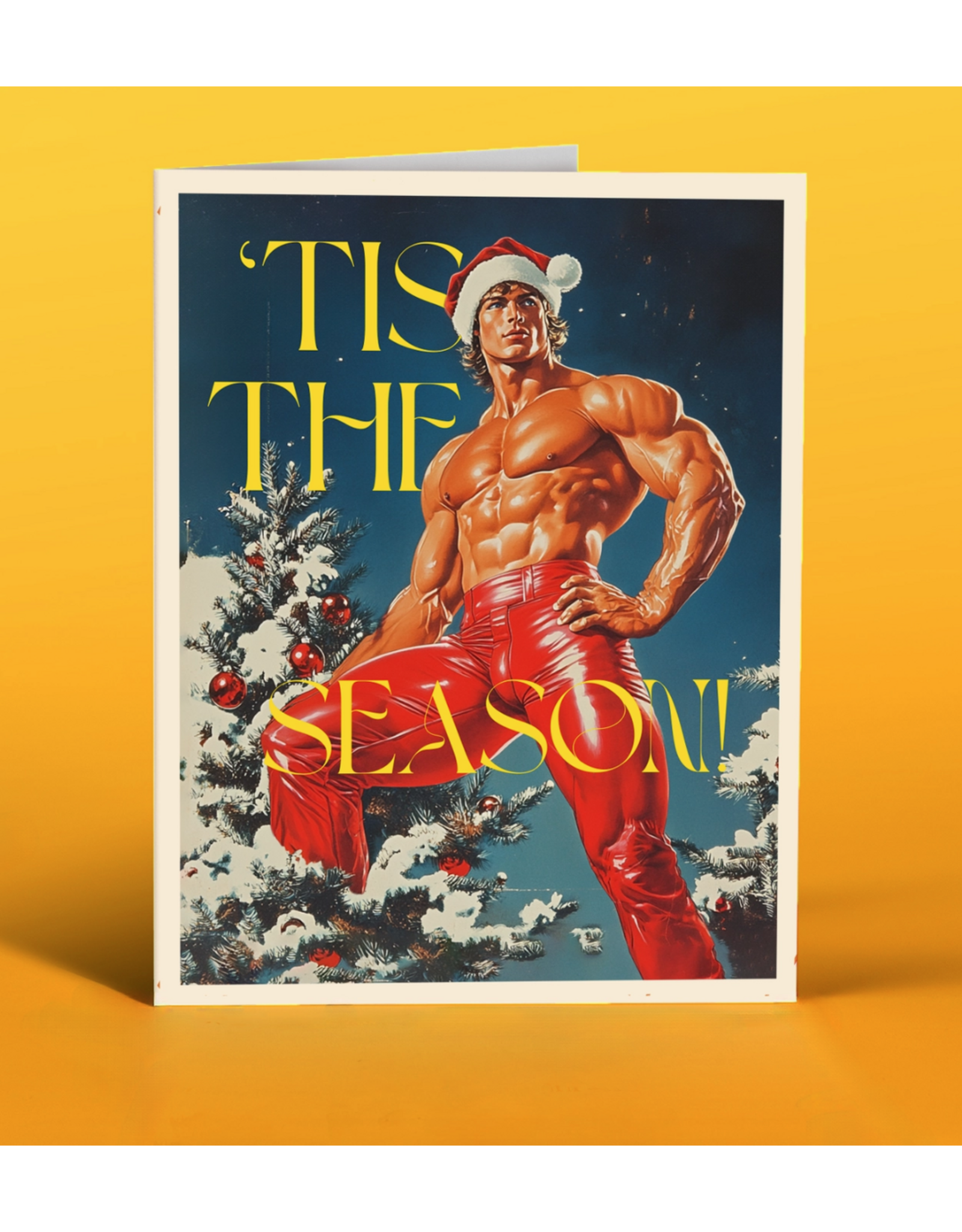 Tis the Season Sexy Christmas Greeting Card