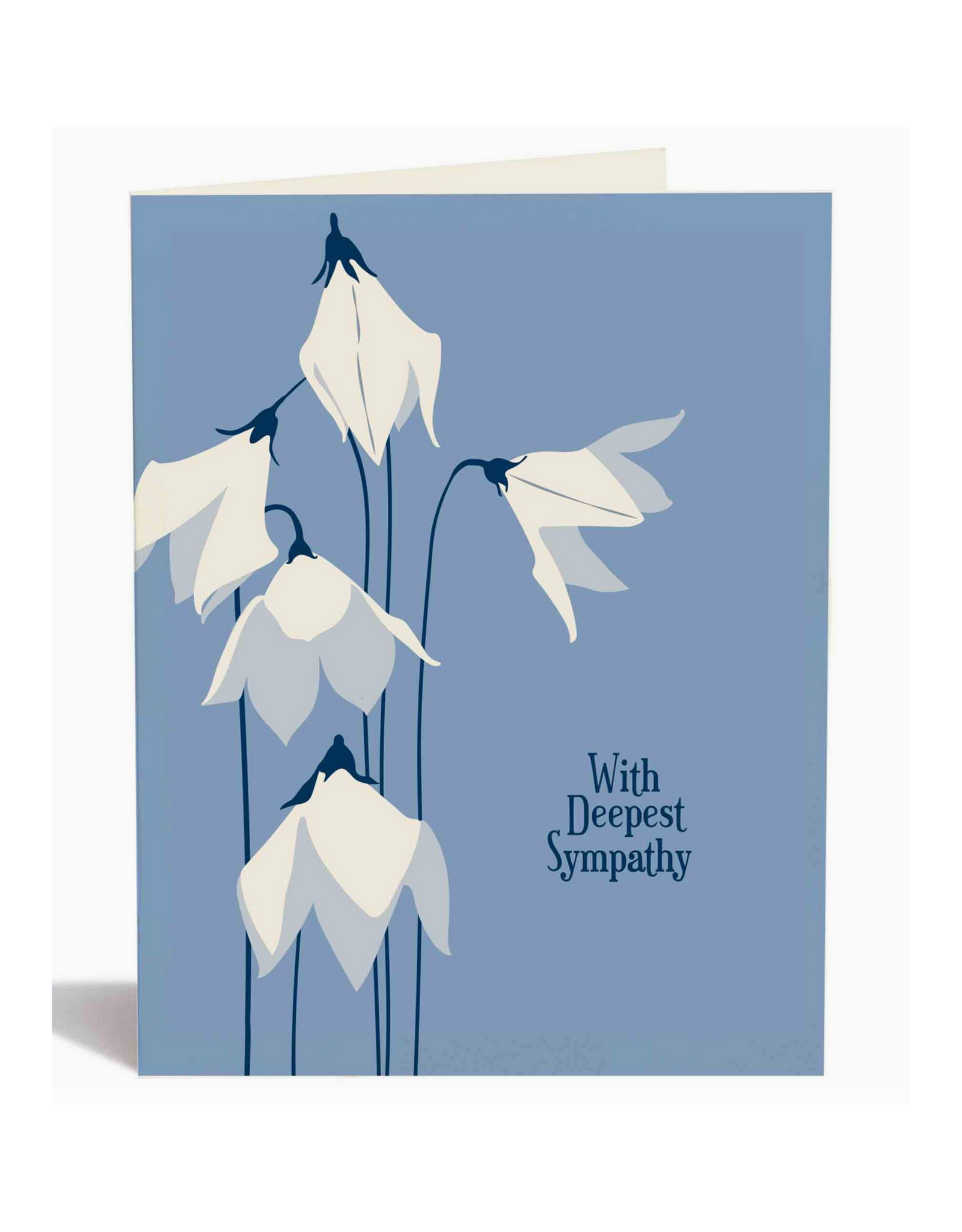 With Deepest Sympathy Blooms Greeting Card