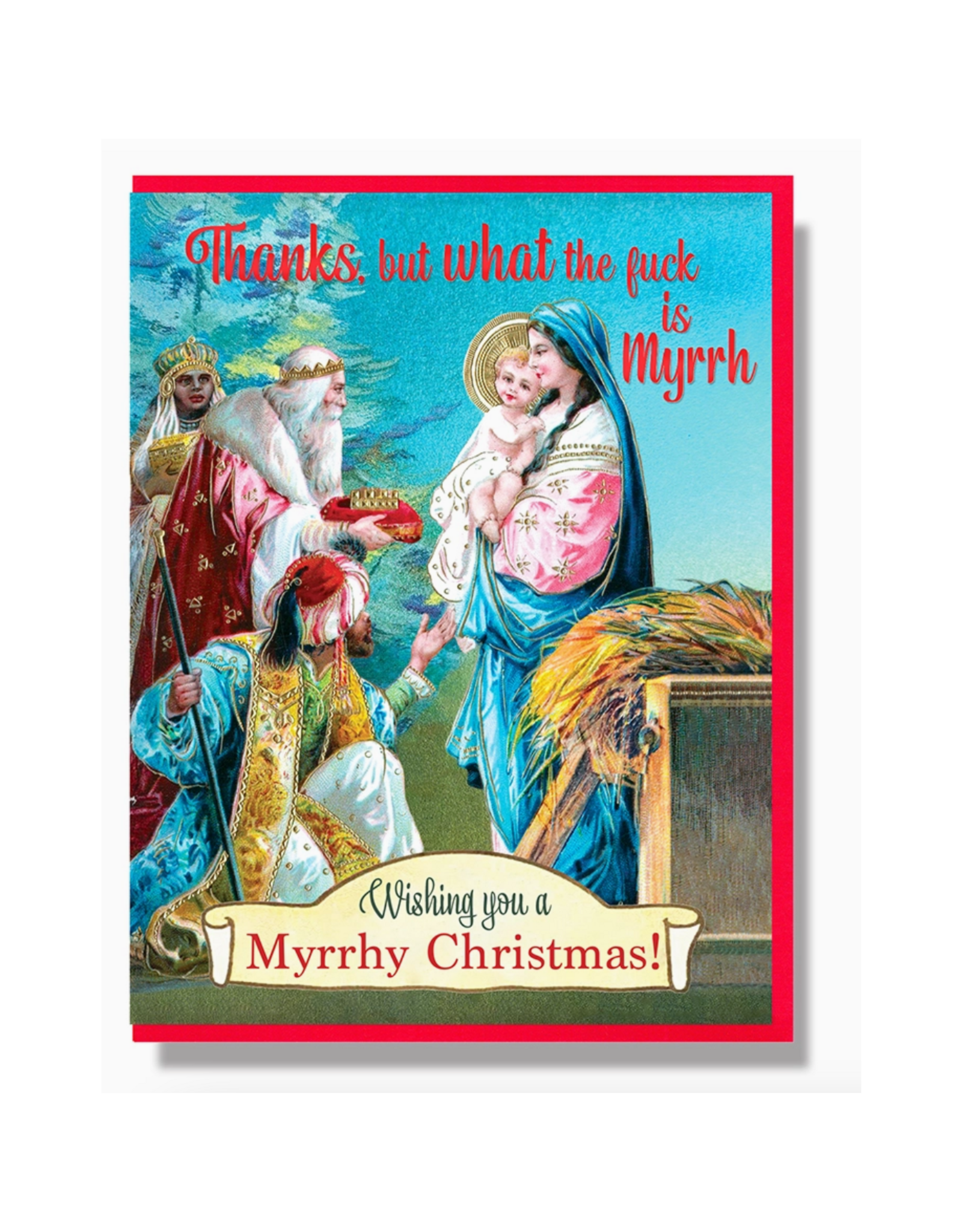 Wishing You a Myrrh Christmas Greeting Card