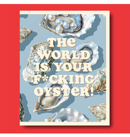 Oyster World Greeting Card