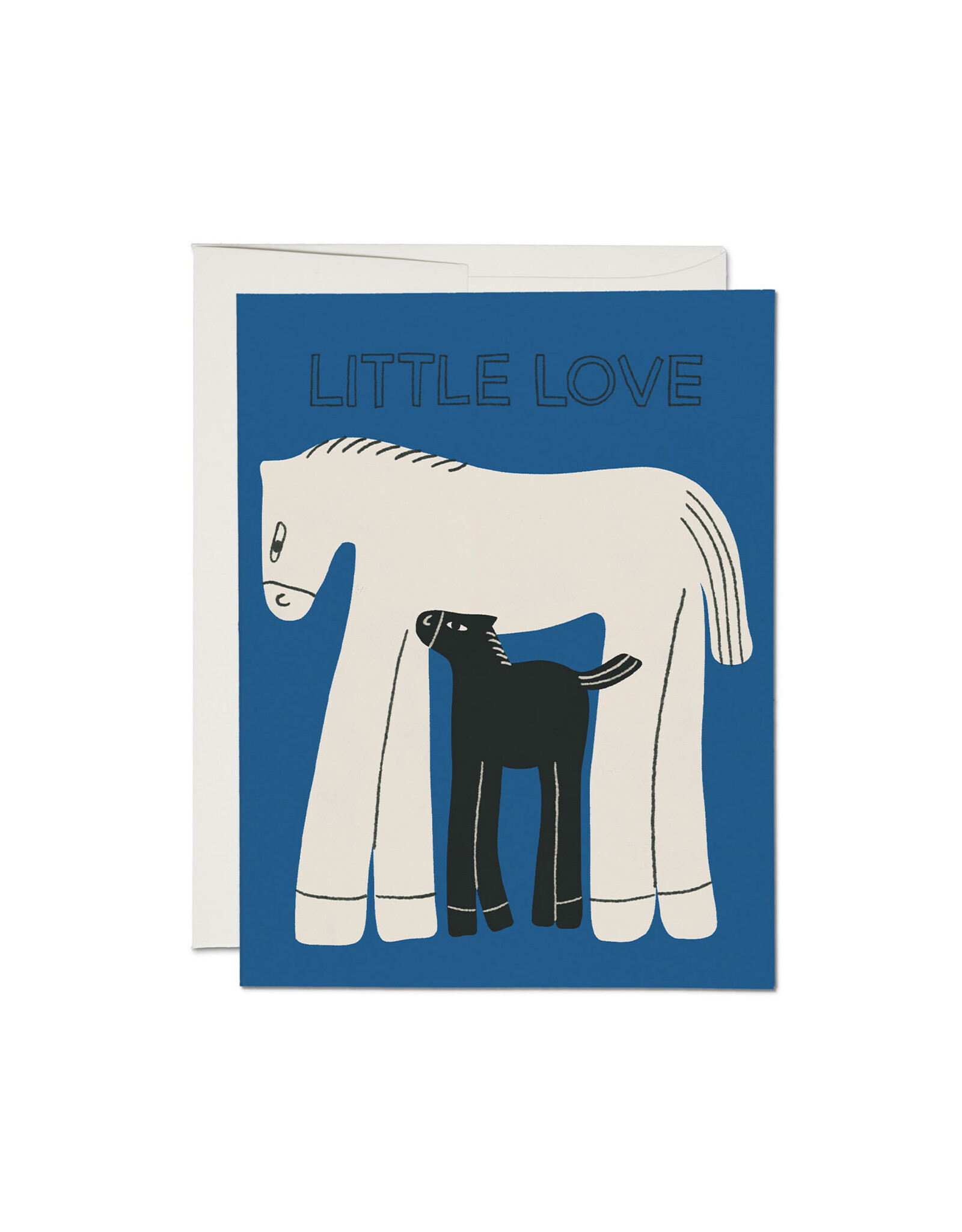 Little Love Horses Greeting Card