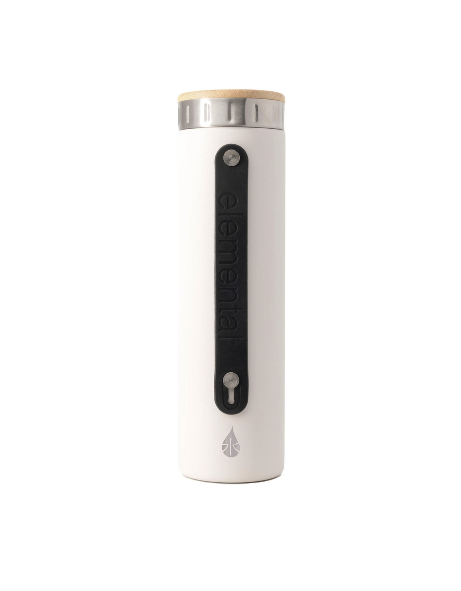 Iconic Matte White Bottle with Strap - 20 oz