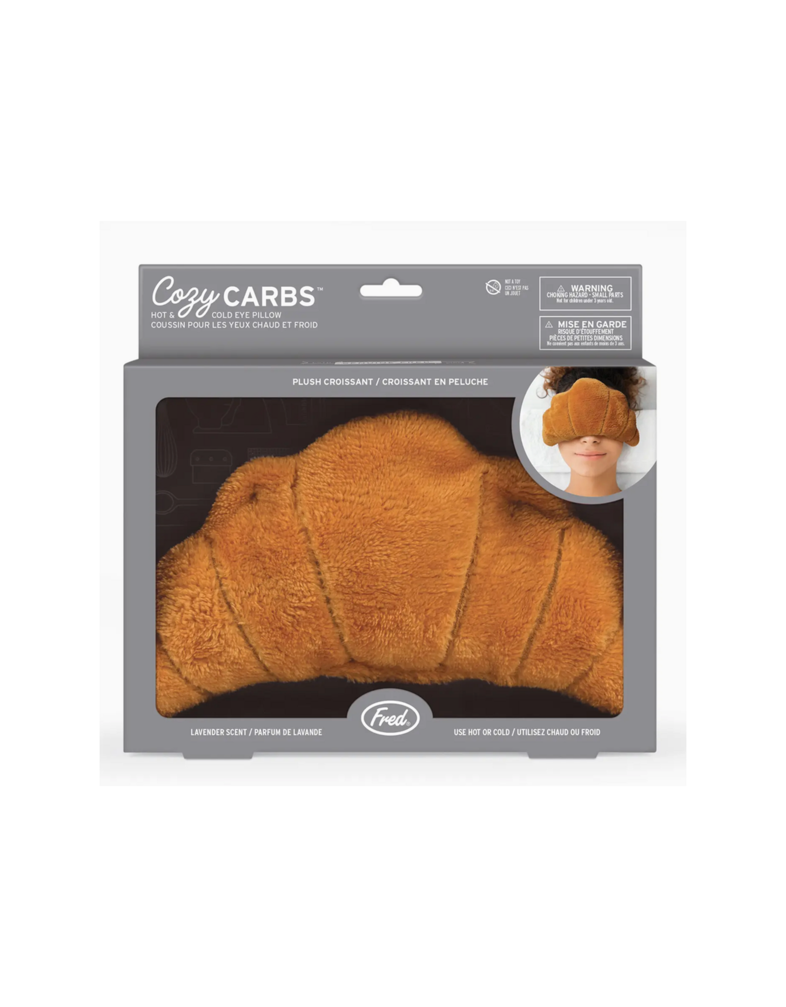 Cozy Carbs Croissant Eye Pillow