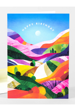 Painted Hills Happy Birthday Greeting Card