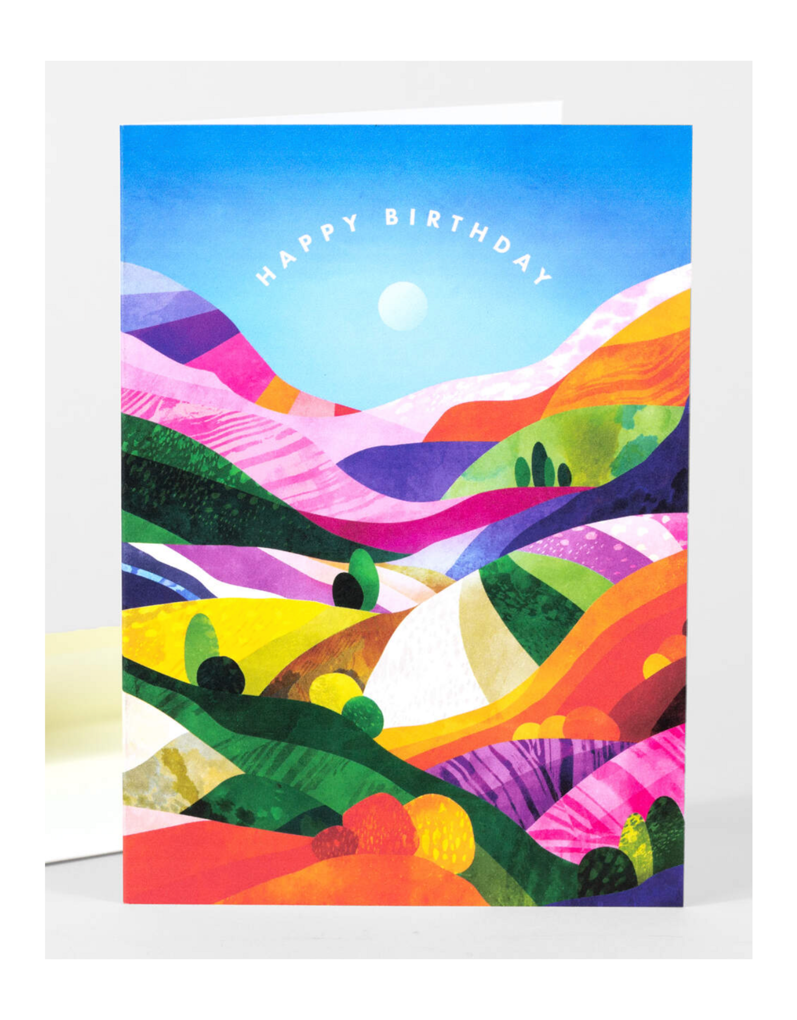 Painted Hills Happy Birthday Greeting Card