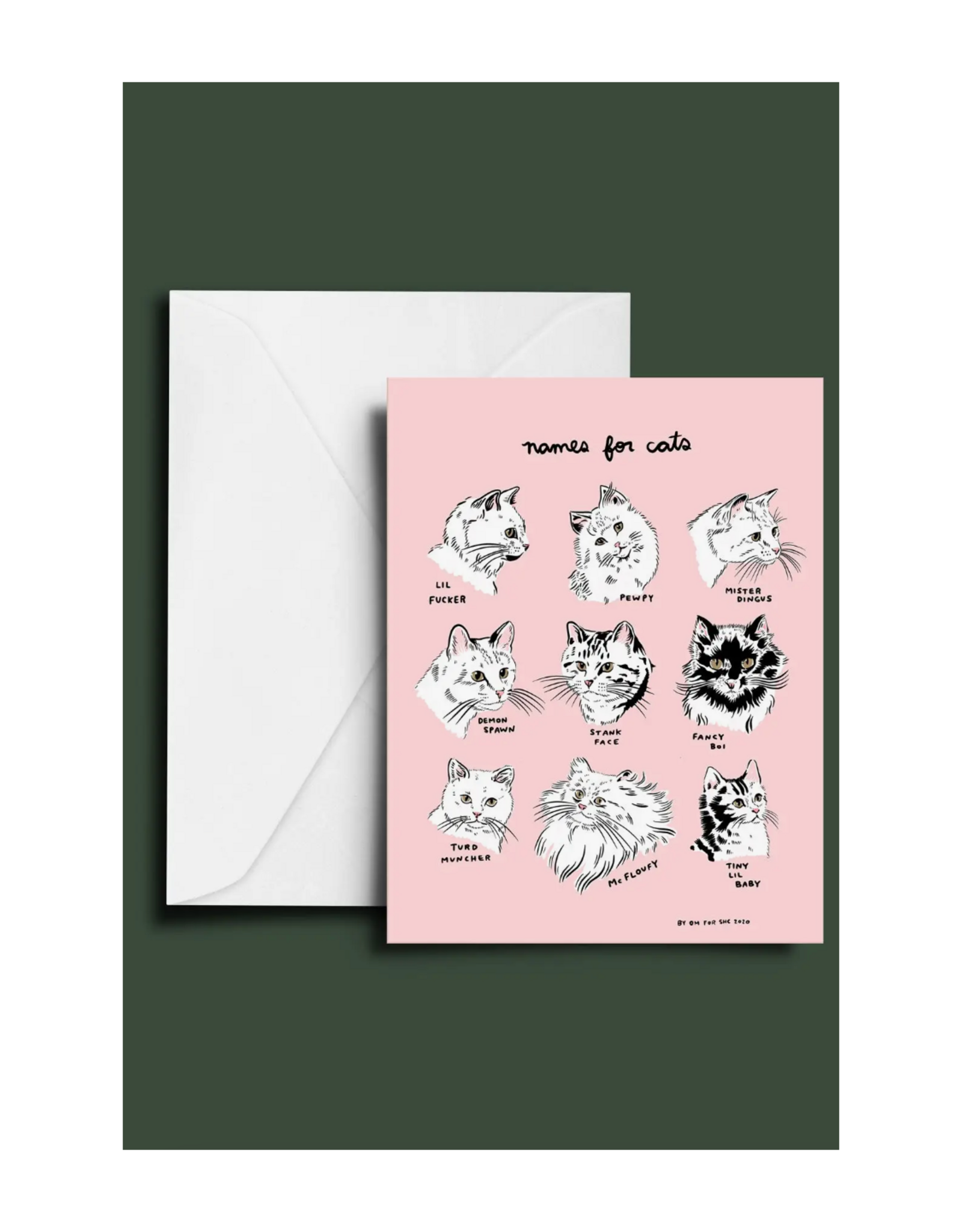 Names for Cats Greeting Card