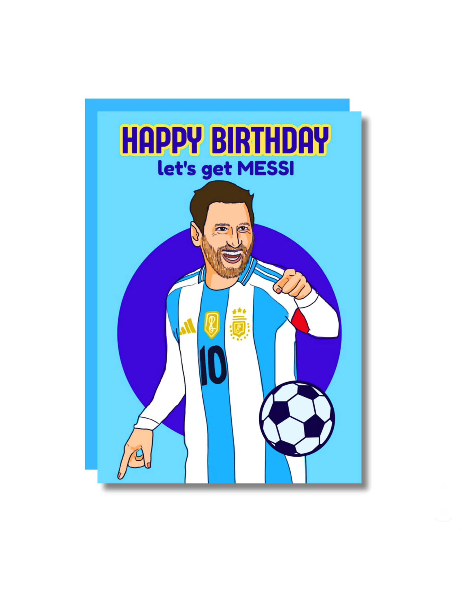 Let's Get Messi Greeting Card