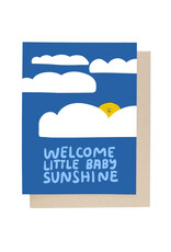 Welcome Baby Sunshine Greeting Card