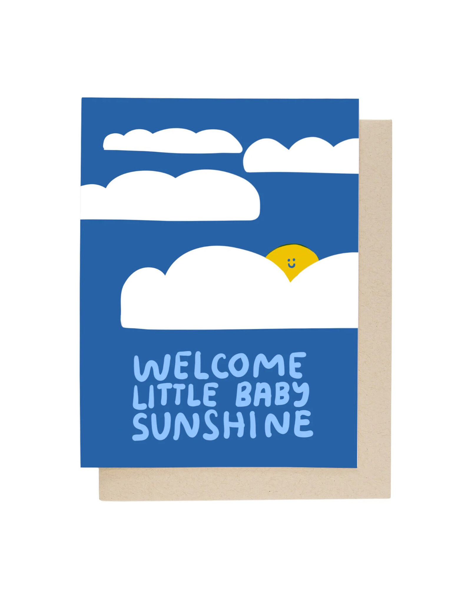 Welcome Baby Sunshine Greeting Card