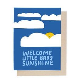 Welcome Baby Sunshine Greeting Card