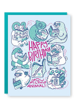 Filthy Animals Birthday Greeting Card