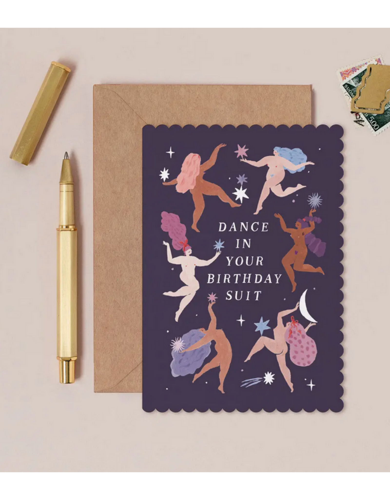Dance In Your Birthday Suit Greeting Card