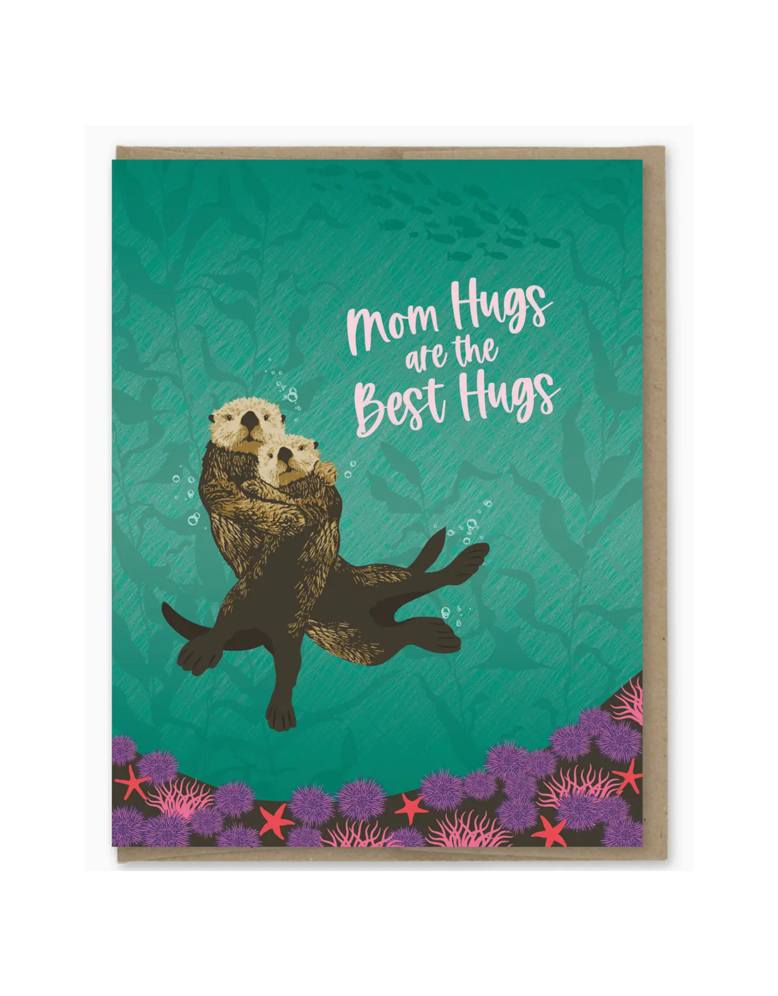 Mom Hugs Greeting Card