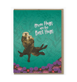 Mom Hugs Greeting Card