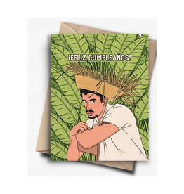 Feliz Cumpleanos Bad Bunny Greeting Card
