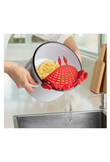 Crabby Clip-On Pasta Strainer