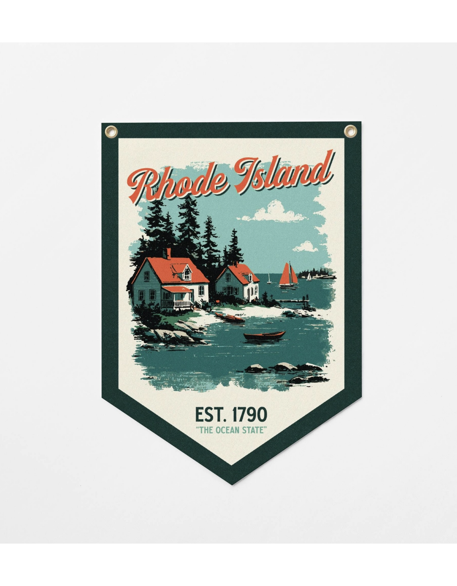 Rhode Island Felt Camp Flag