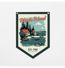 Rhode Island Felt Camp Flag