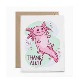 Thanks Alotl Axolotl Card Greeting Card