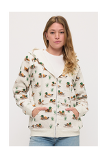 All Over Ducks Zip Hoodie