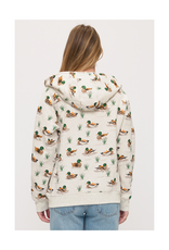 All Over Ducks Zip Hoodie