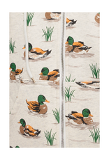 All Over Ducks Zip Hoodie