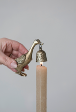 Antiqued Gold Duck Candle Snuffer