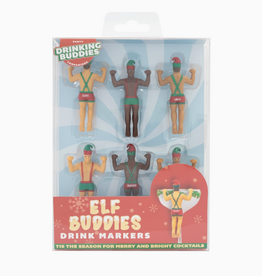 Elf Drinking Buddies Drink Markers