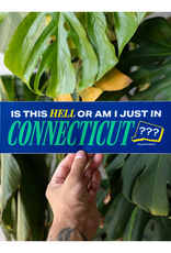 Alone Time Co Connecticut is Hell Bumper Sticker