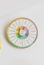 What to Drink Spinner Enamel Pin
