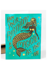 Birthday Mermaid Greeting Card