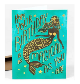 Birthday Mermaid Greeting Card