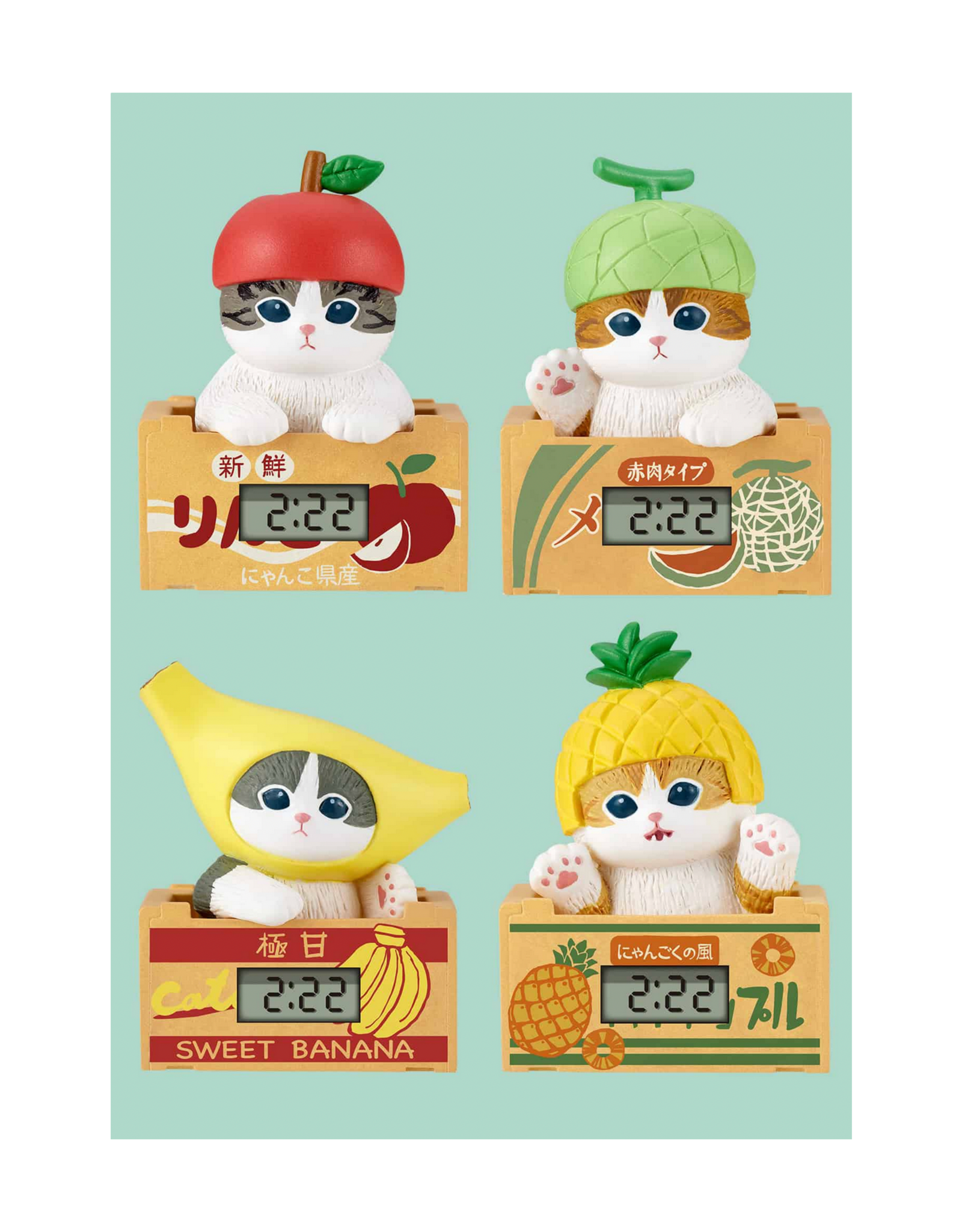 Cat Fruit Clock Blind Box