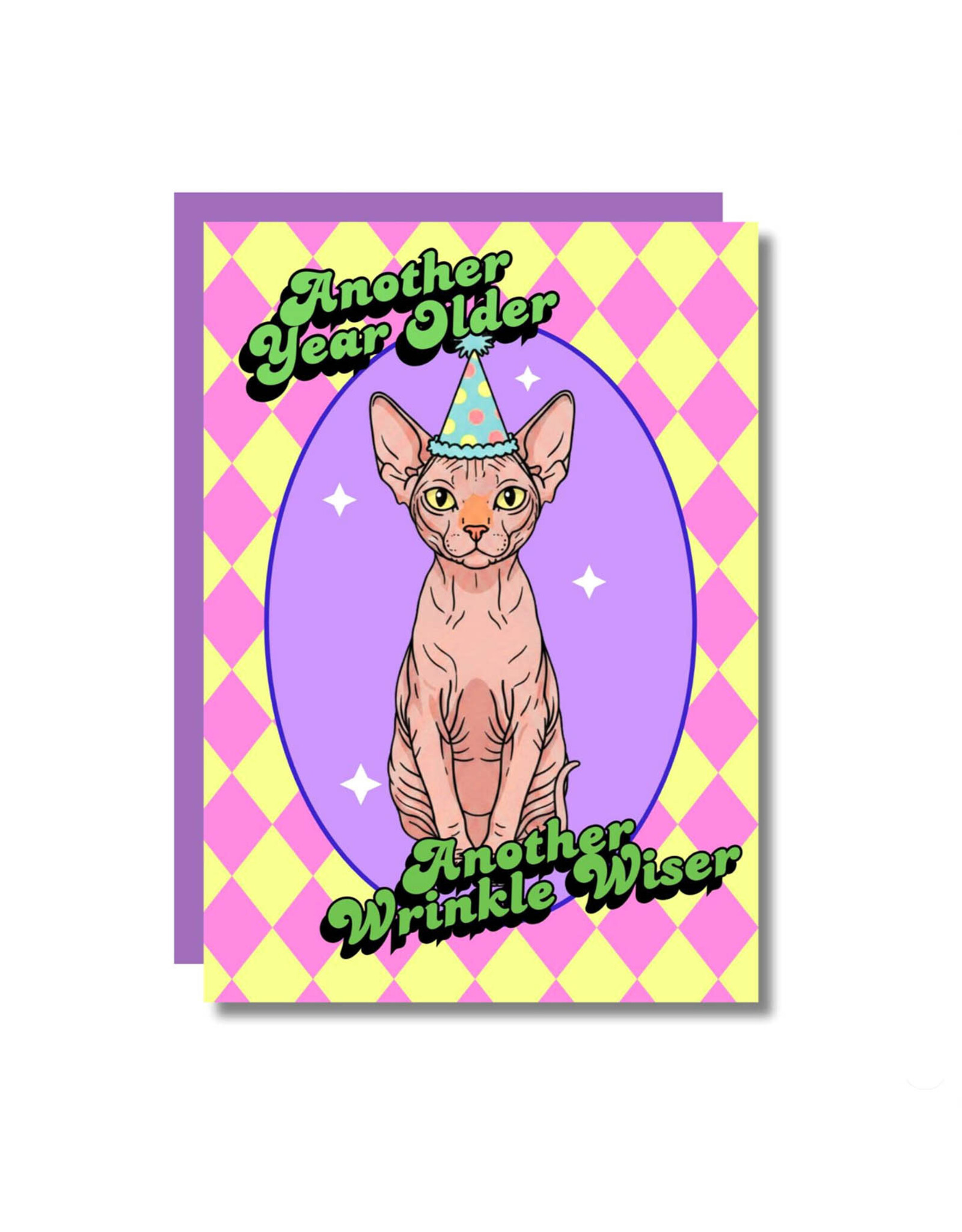 Another Wrinkle Wiser Greeting Card