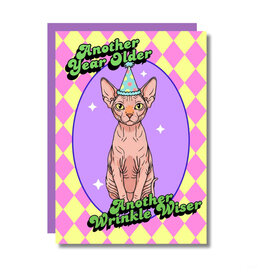 Another Wrinkle Wiser Greeting Card