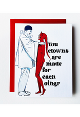 The Twentieth You Clowns are Made for Each Other Greeting Card