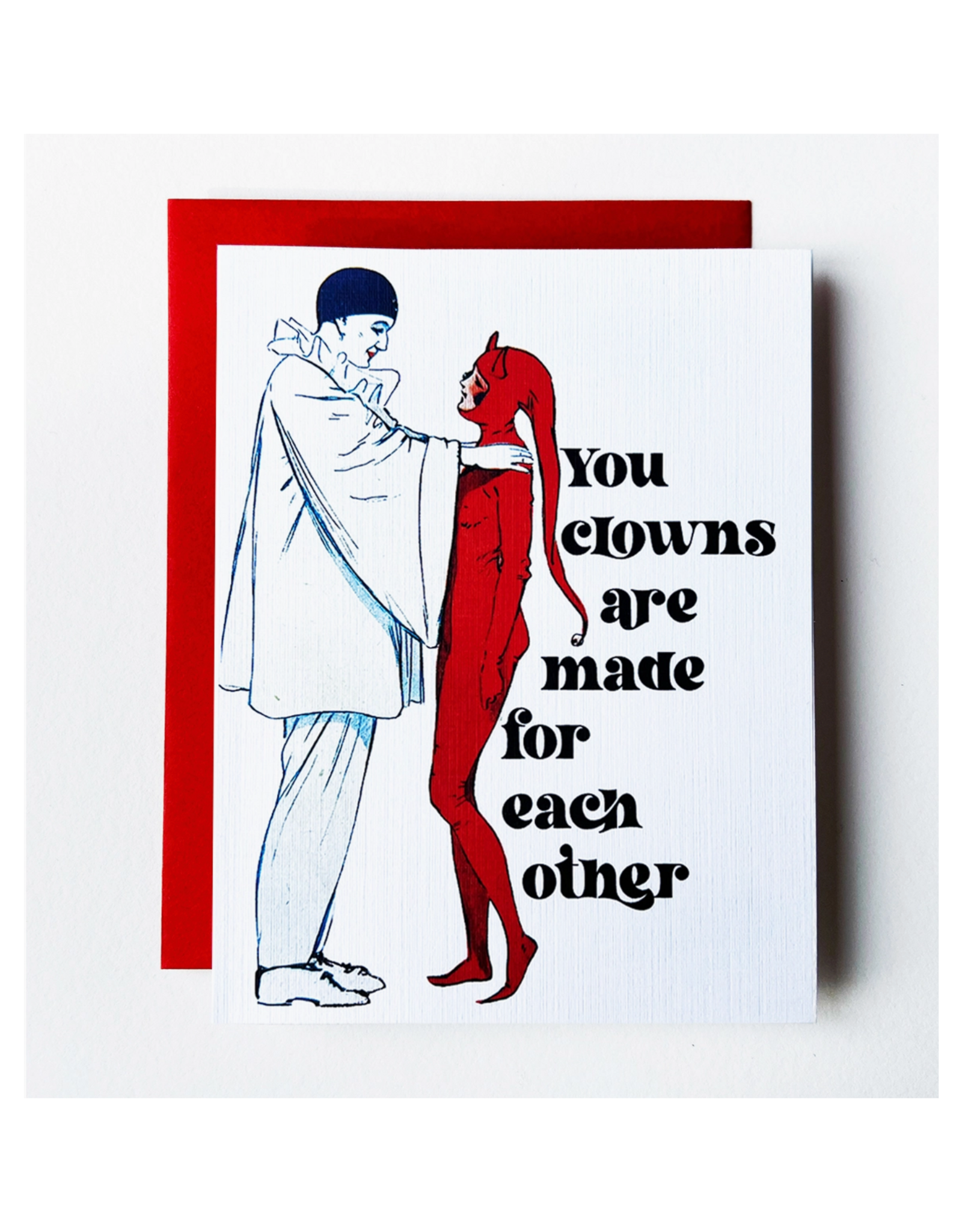 The Twentieth You Clowns are Made for Each Other Greeting Card