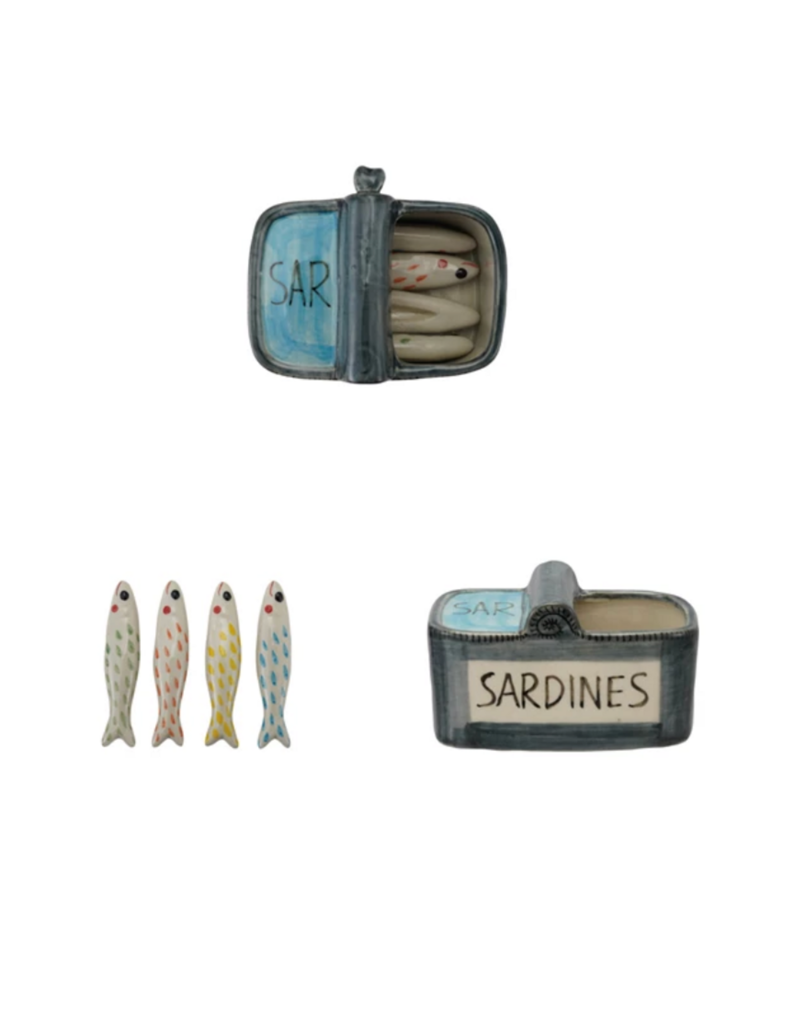 Sardine Container Utensil Rest Set