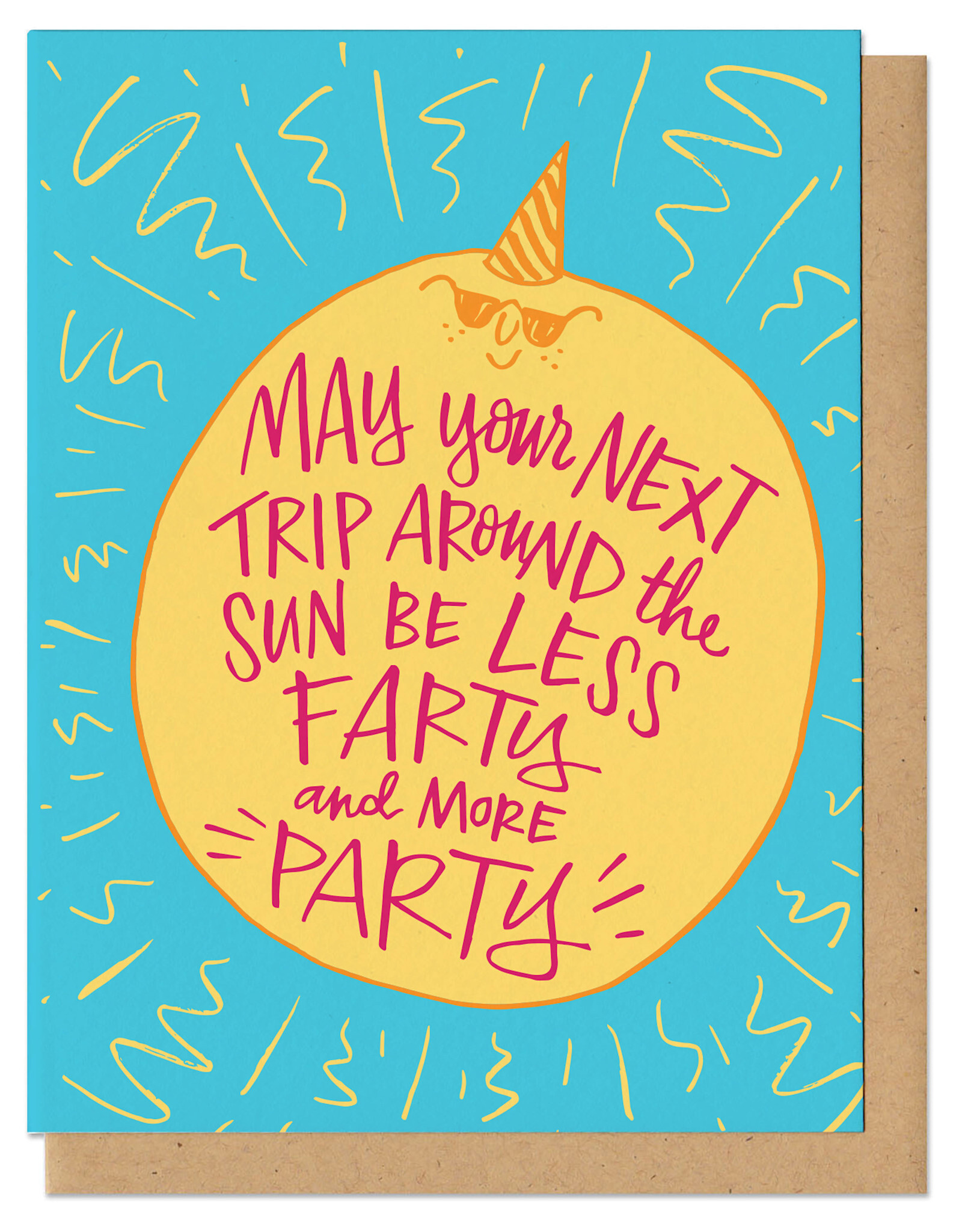 Farty Party Birthday Greeting Card