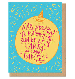 Farty Party Birthday Greeting Card