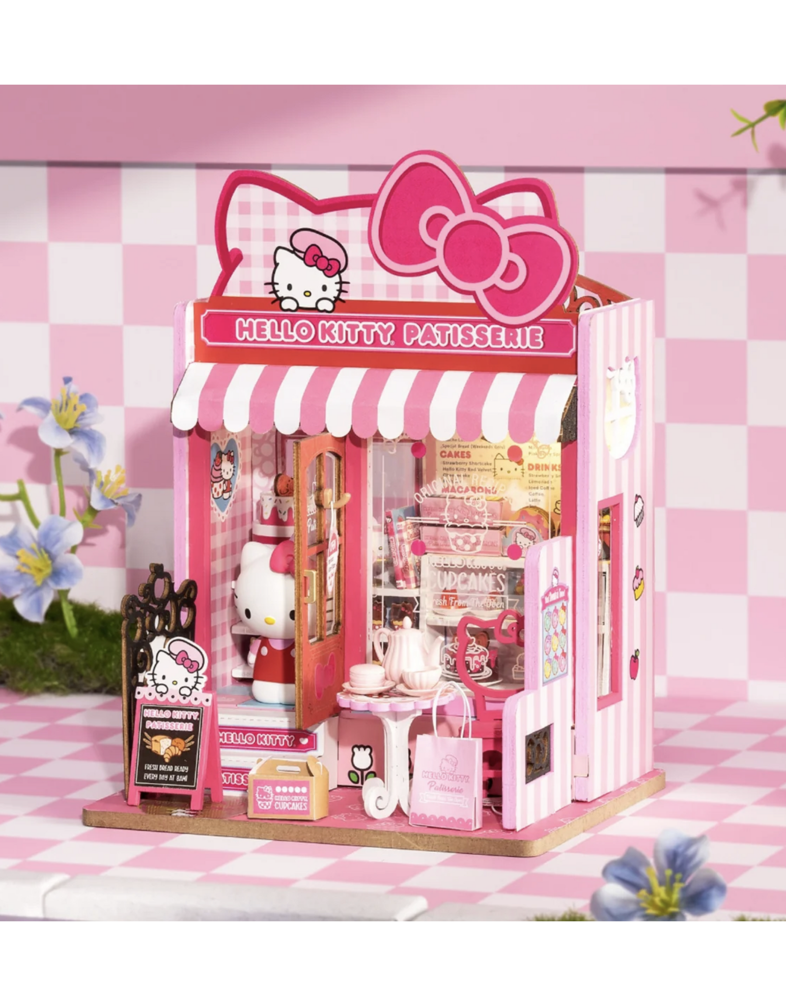 DIY Miniature House Kit: Hello Kitty Patisserie