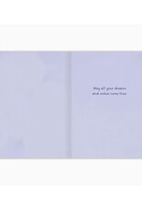Floral Cake Stand Birthday Greeting Card
