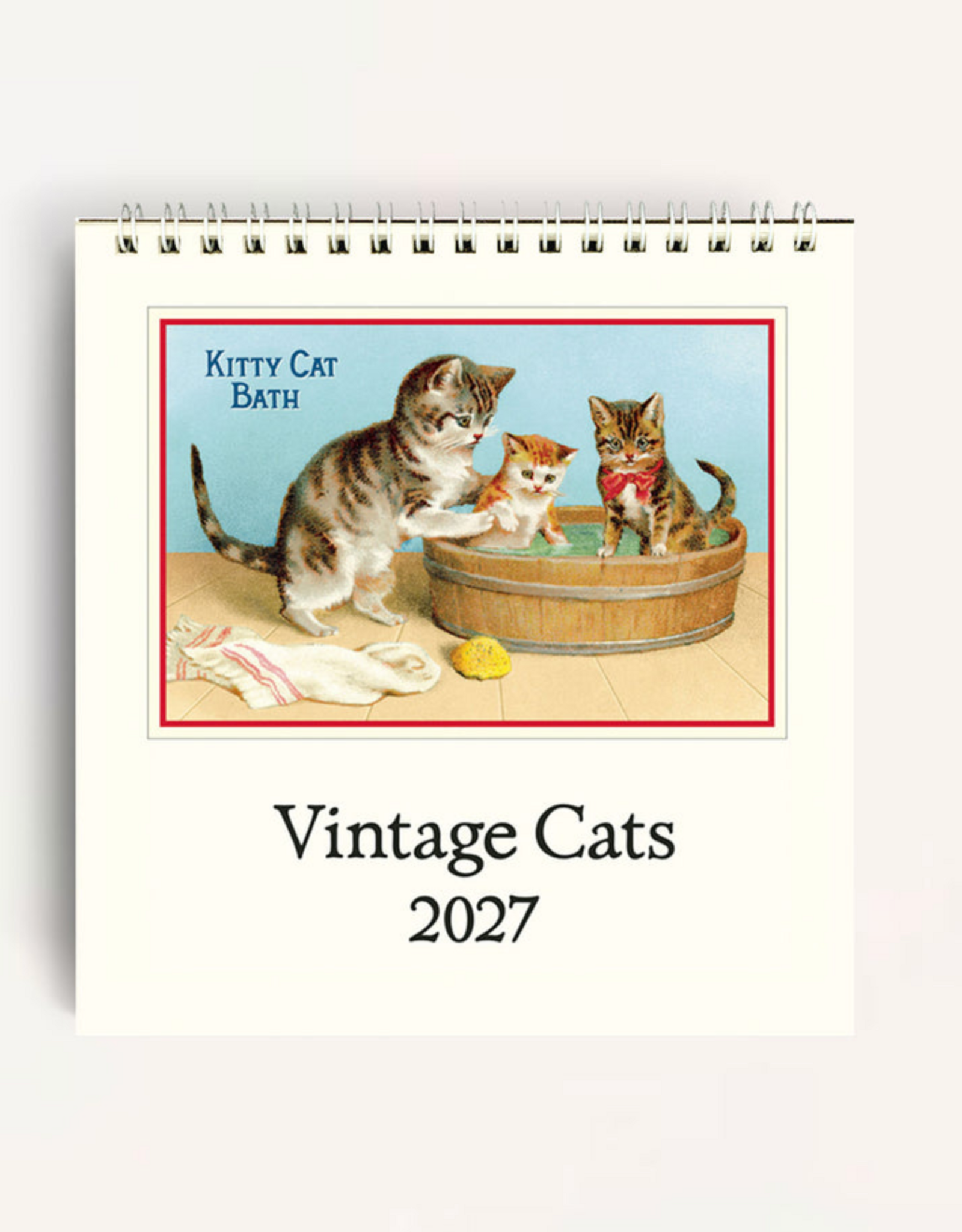 2027 Desk Calendar: Cats