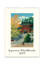 2027 Wall Calendar : Japanese Woodblocks